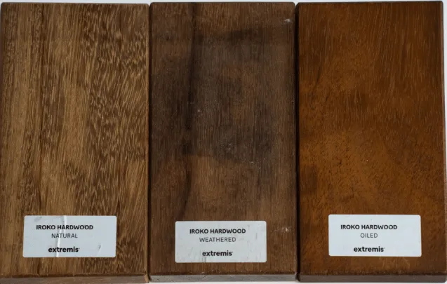 [SAL671] Samples Iroko Hardwood (Natural)