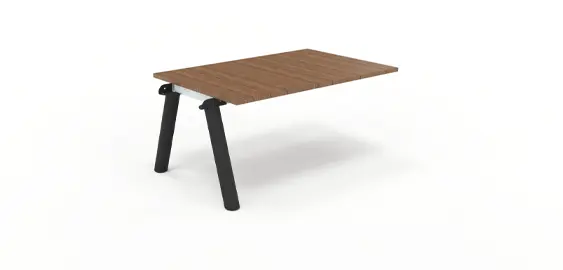 [PNG021-1] Panigiri extension set (Table extension, Hellwood 100% PEFC - Thermally treated wood, Black (RAL9005))