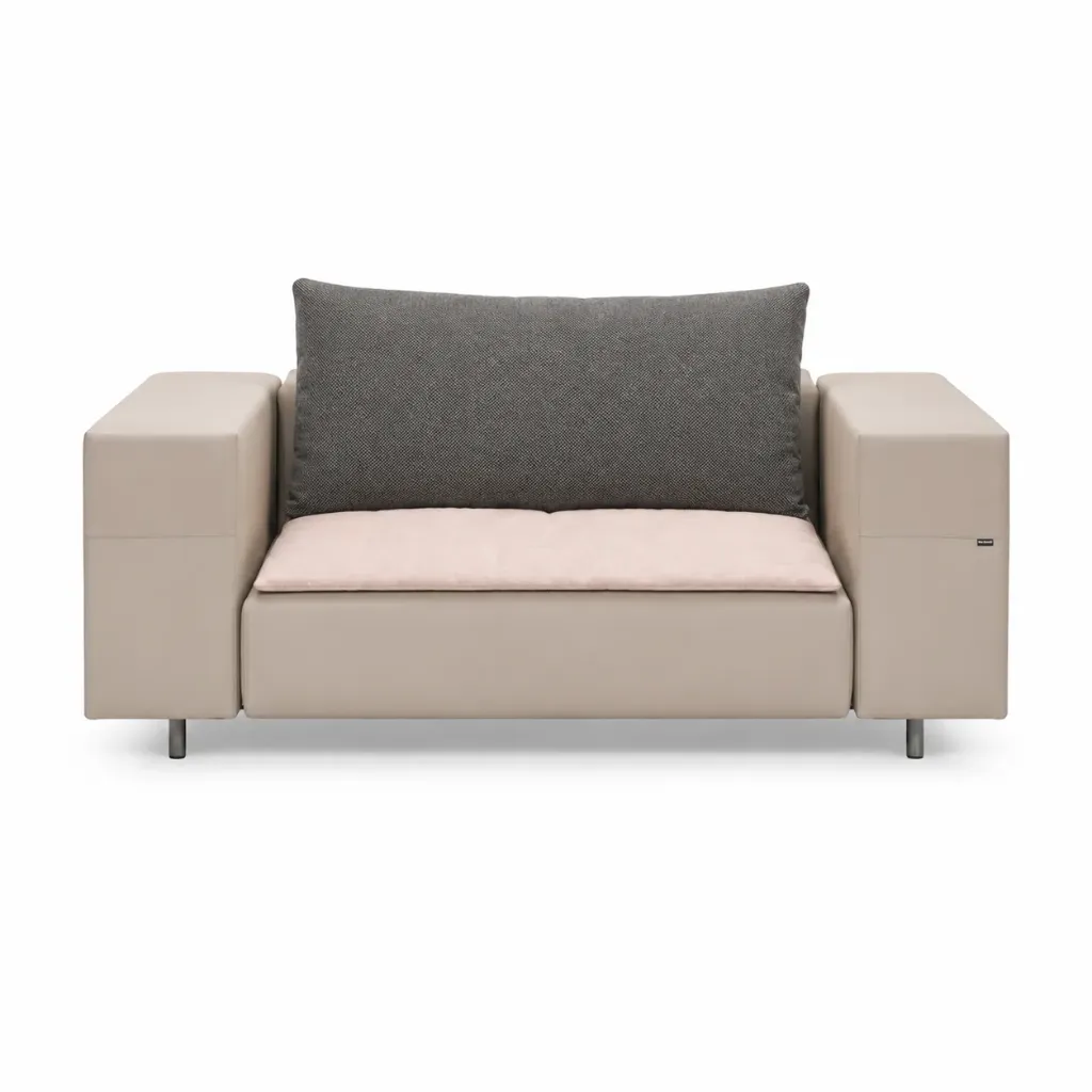 [WAL373] Walrus comfort cushions for 110 cm/(43.3 in) seating (Dark taupe (Sunbrella® Natté))
