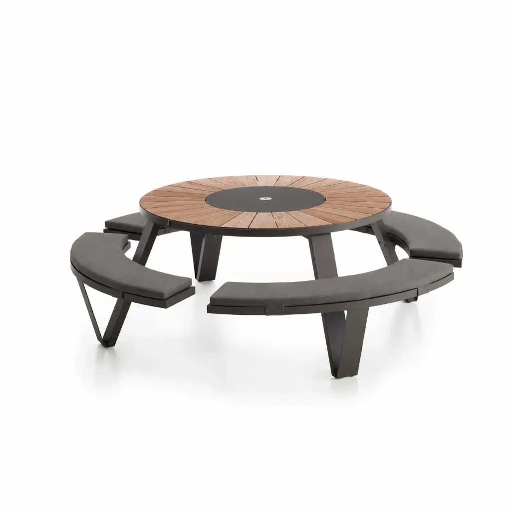 [PAN634] Pantagruel cushions (set of 4) (Dark taupe (Sunbrella® Natté))
