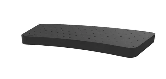 [STI077] Sticks base only (Rubber, for outdoors/indoors use, No lighting, Sharp curved, 25.5 x 13 x 2 in - inner ø 78.7 in | 65 x 33 x 5 cm - inner ø 2 m)
