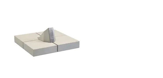 [KSH026] Kosmos shade concrete base  (No wheels)